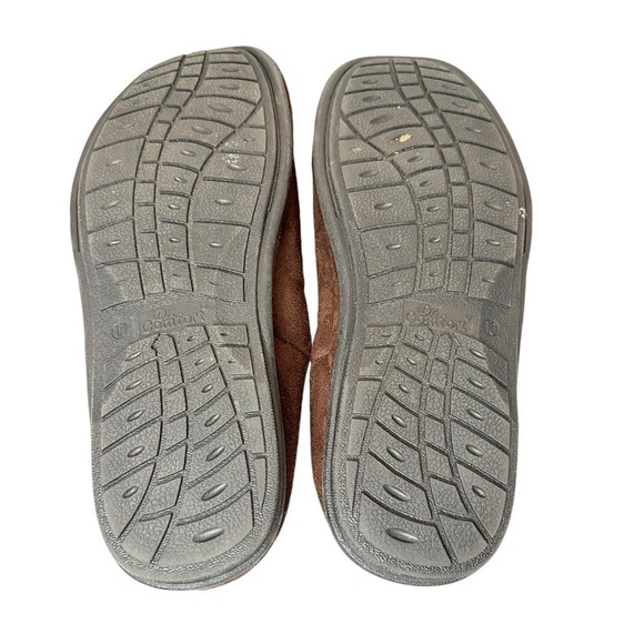 Dr. Comfort Brown Slip On Lounge Shoes Mens Size 10 - Picture 12 of 12